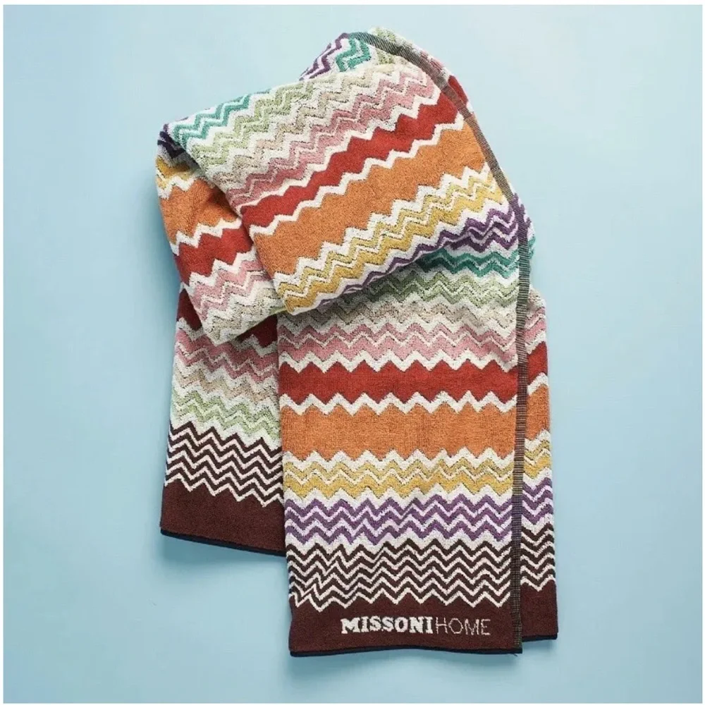MISSONI HOME Rufus Terry Beach Towel Zigzag 63